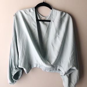 Silence + Noise by UO Sea Foam Blouse
